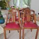 Antique Art Deco style gondola chairs