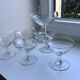 Set of 7 crystal champagne glasses 50s-60s