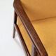 Pair Lounge Chairs Vintage Yellow Boucle,  Mid Century Design, 1960