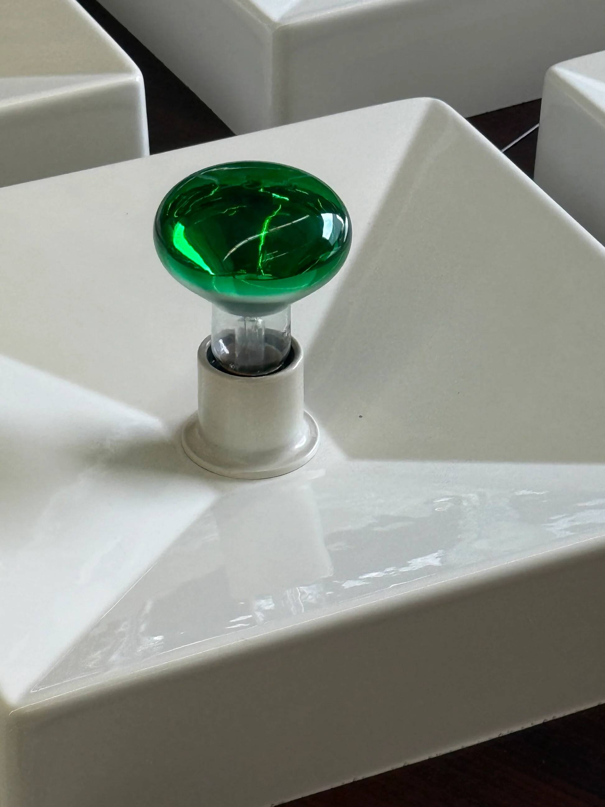 Space age wall lamp by candle