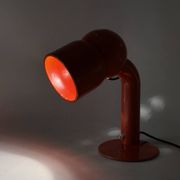 Elio Martinelli, mod. 2135 Robot red table lamp, Martinelli Luce Italy 1966