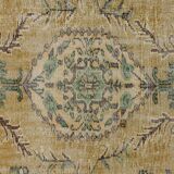 One-of-a-kind turkish handwoven vintage rug - rustic vintage charm 290x 171