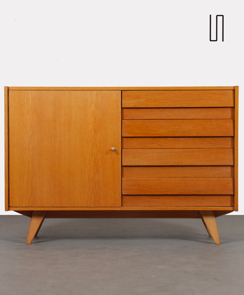 Commode en chêne par Jiri Jiroutek, modèle U-458, 1960