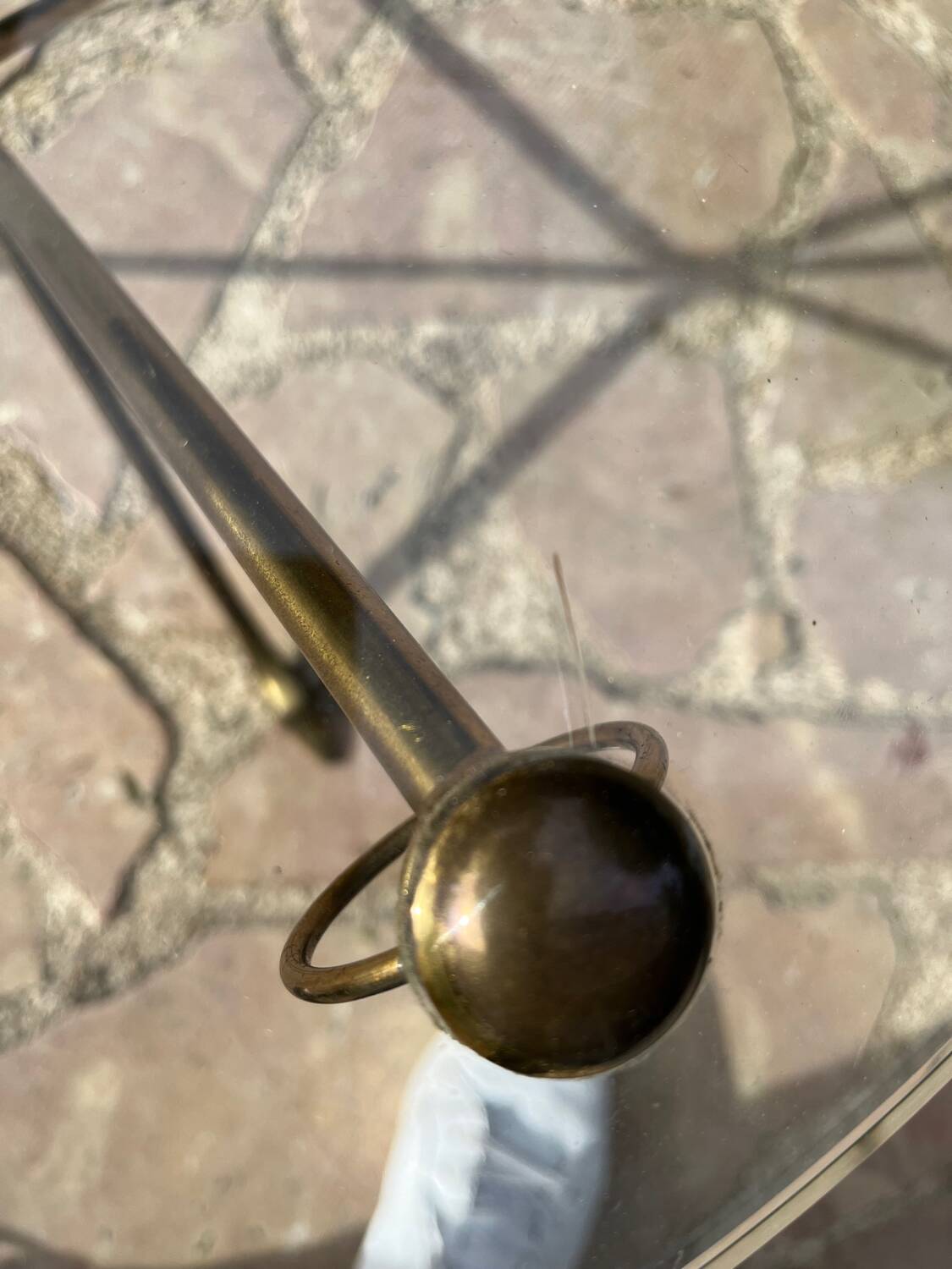 Maison style brass coffee table Jansen France