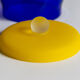 Glass jar and glass paste lid, 90s/2000s