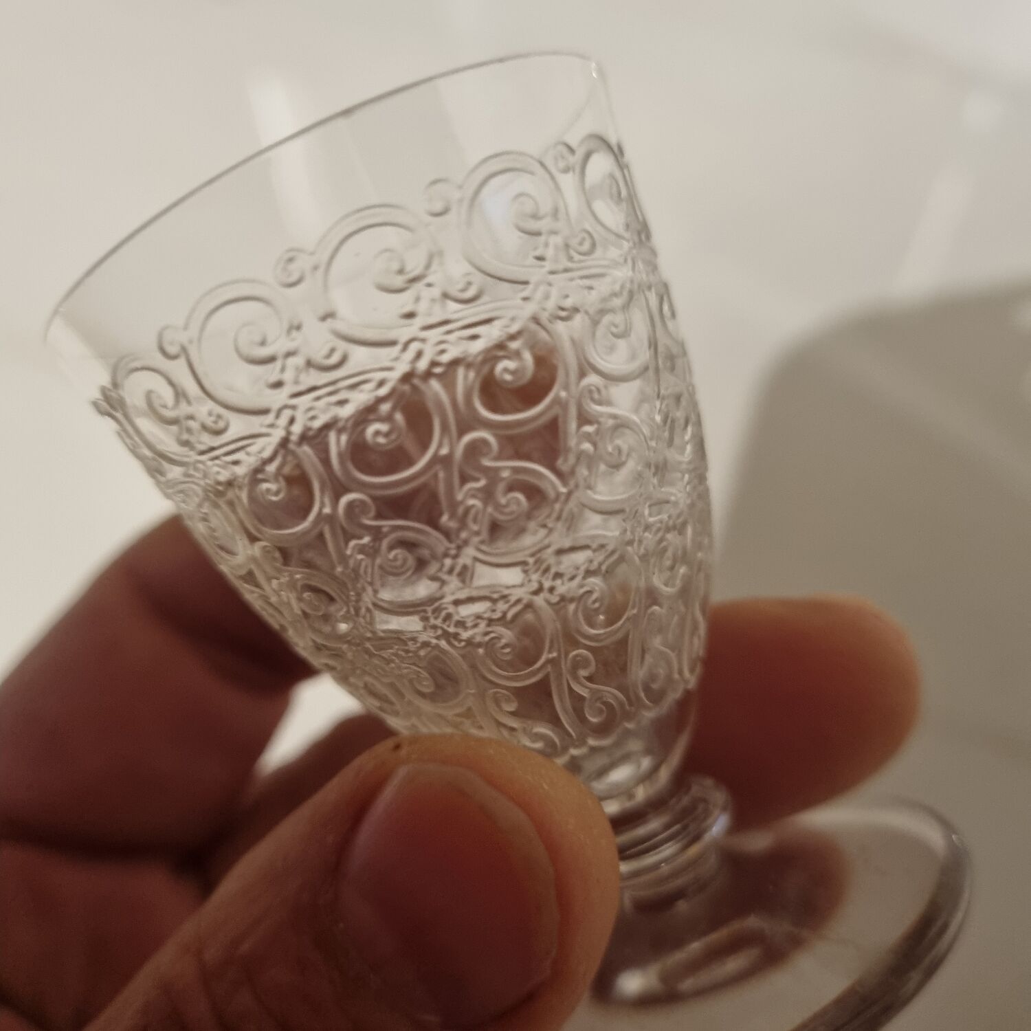 Baccarat digestif glass model Rohan 1931