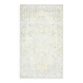 1970s Turkish Oushak Handmade Wool Cotton Orange Area Rug 178x307