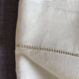 2 draps en lin blanc cassé 230cmx330cm