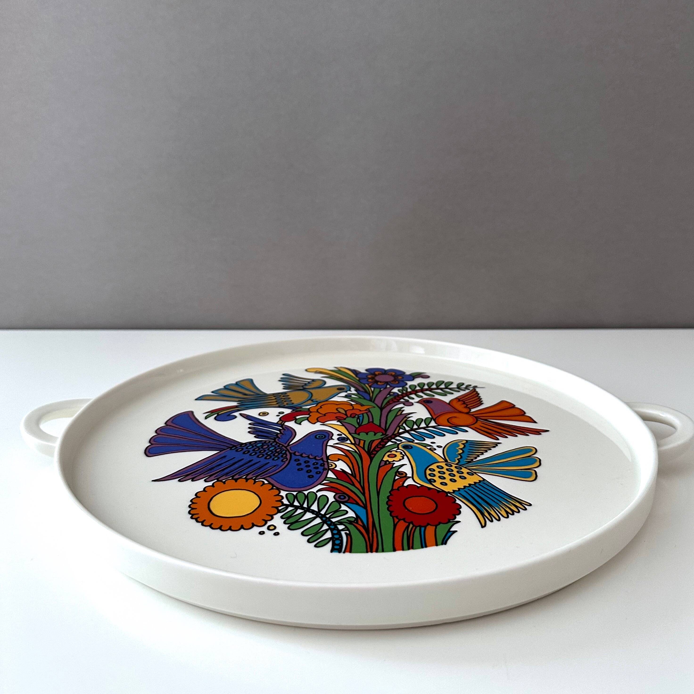 Villeroy & Boch Acapulco cake plate, serving plate with handle