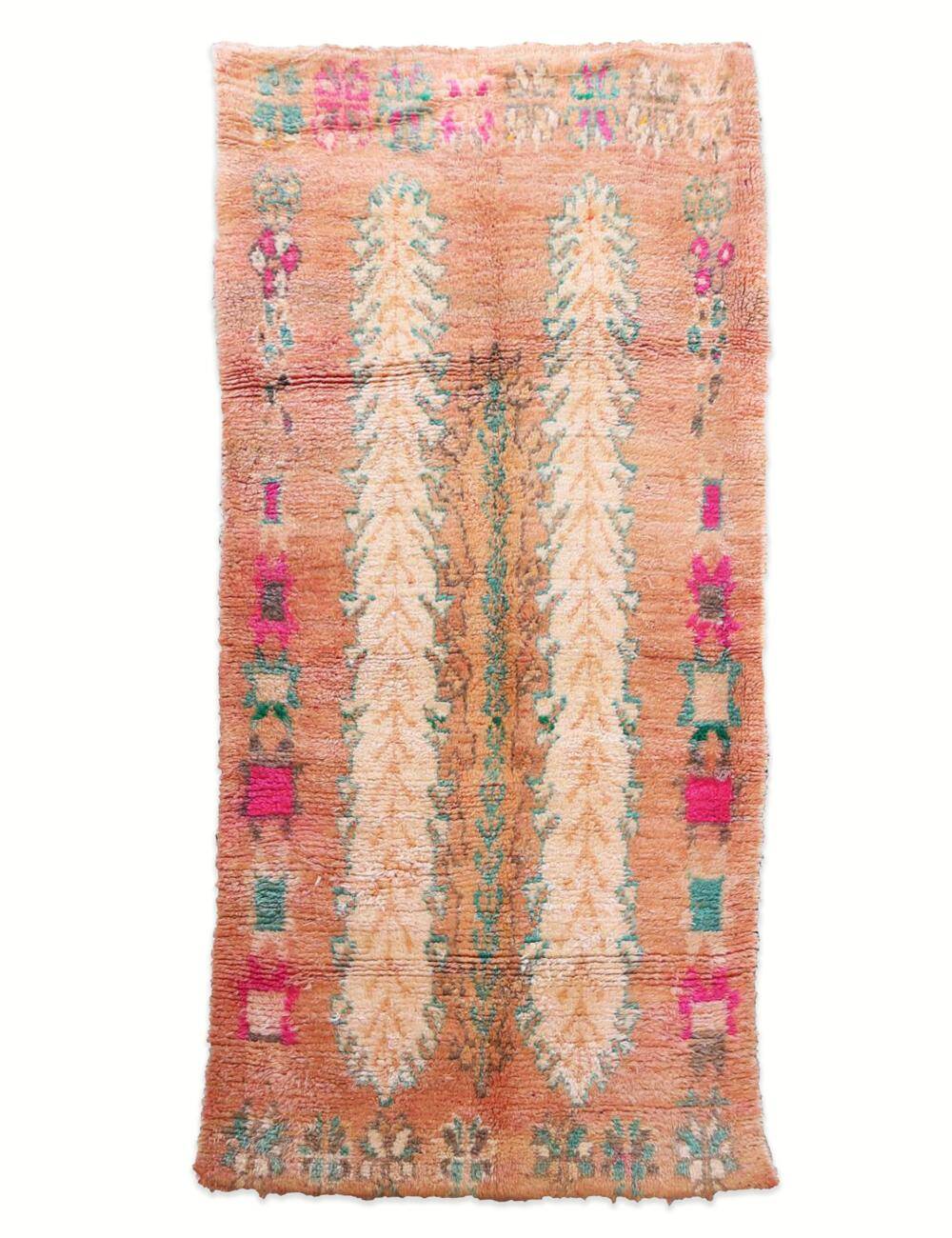 Vintage Berber Rug - 281 x 143 cm