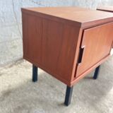 Pair of teak bedside tables, 1970s