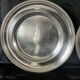 2 large ercuis dishes in silver metal