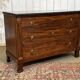 Commode Empire en acajou et dessus marbre XIXème