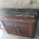 Buffet 1930 in rosewood and Portor marble