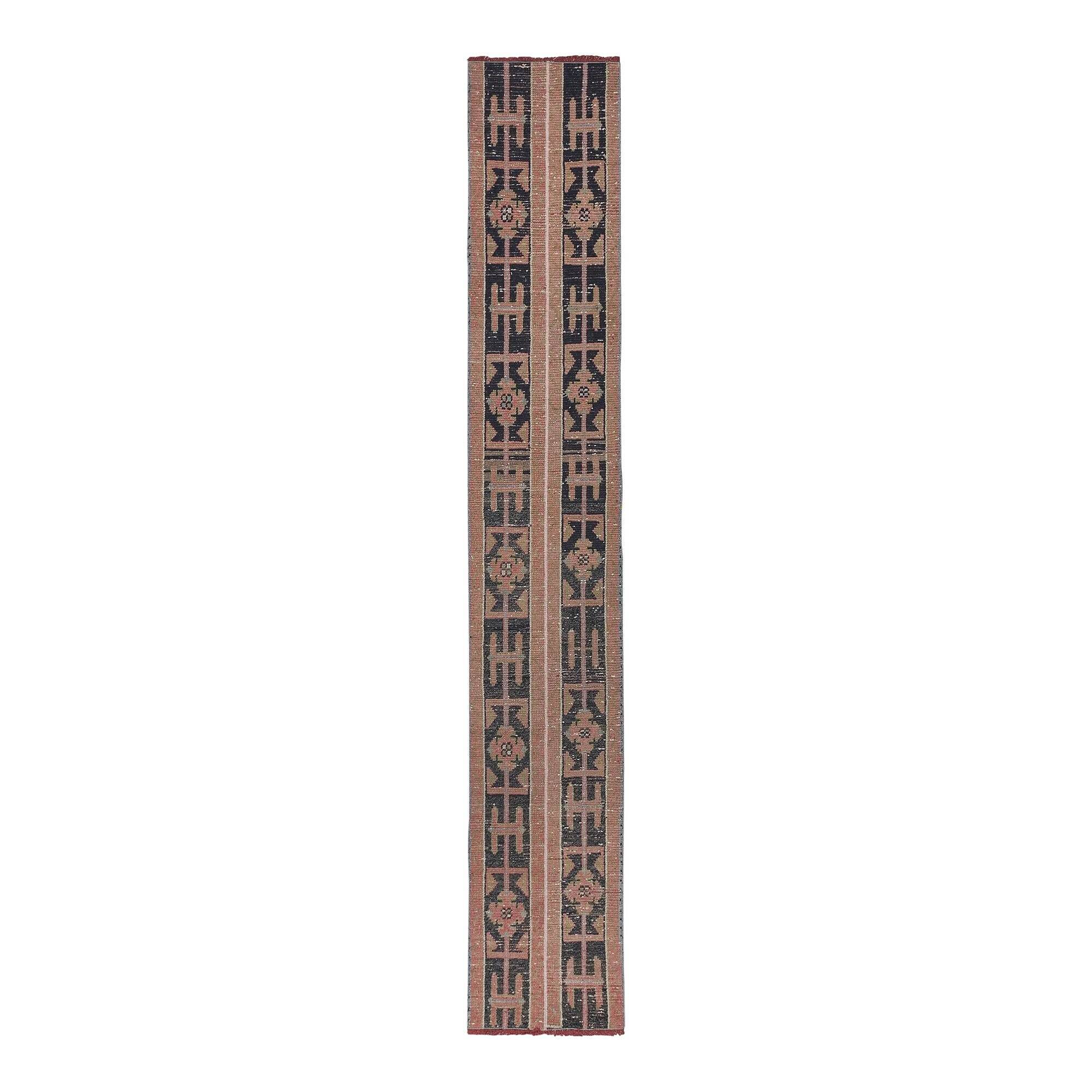 Vintage Turkish hallway rug 48x297 cm