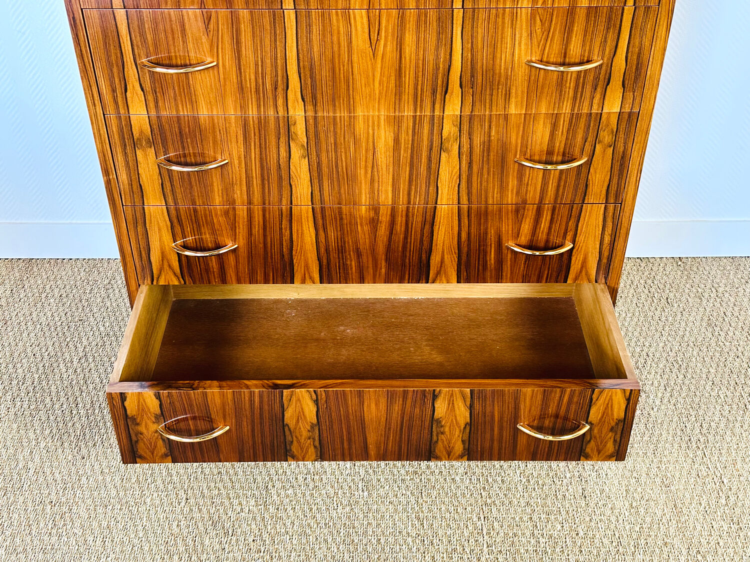 Vintage rosewood chest of drawers 1960