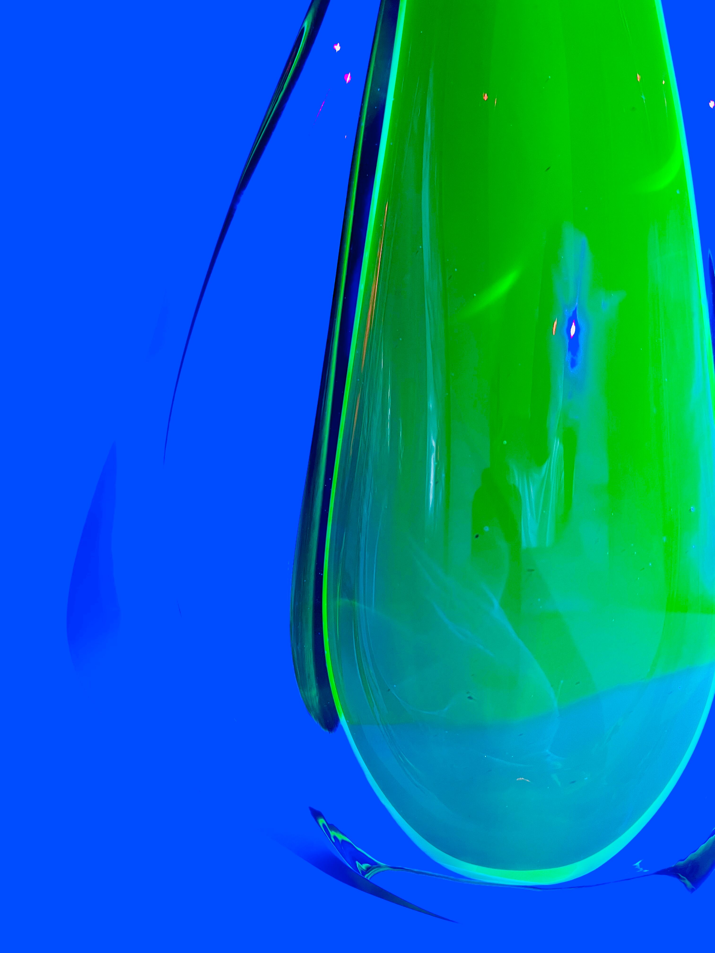 Vase XXL - Ouraline - Murano Sommerso - Flavio Poli - 40cm