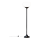 Italian trumpet floor lamp in chrome, 1970s