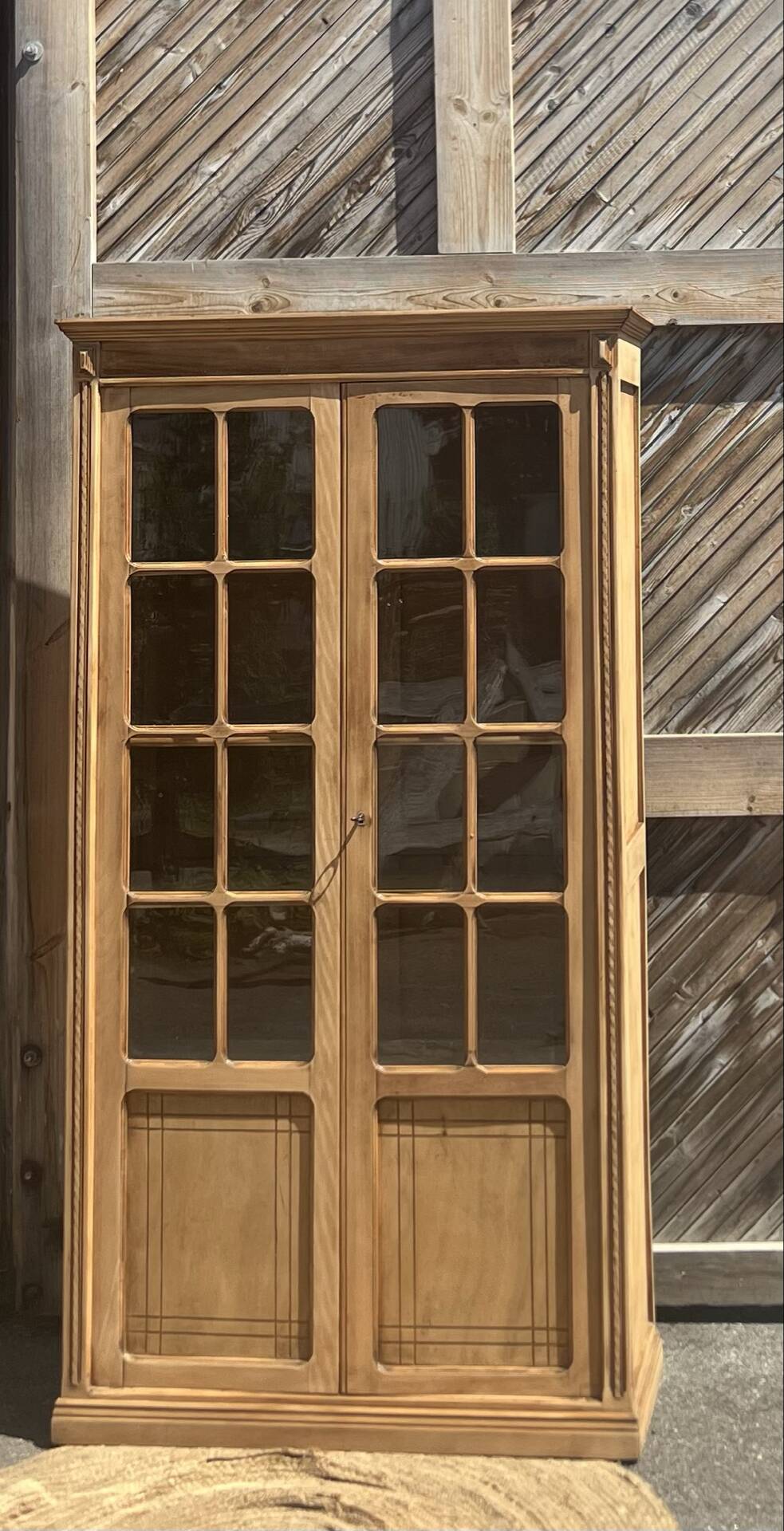 Old Parisian wooden dresser - bookshelf