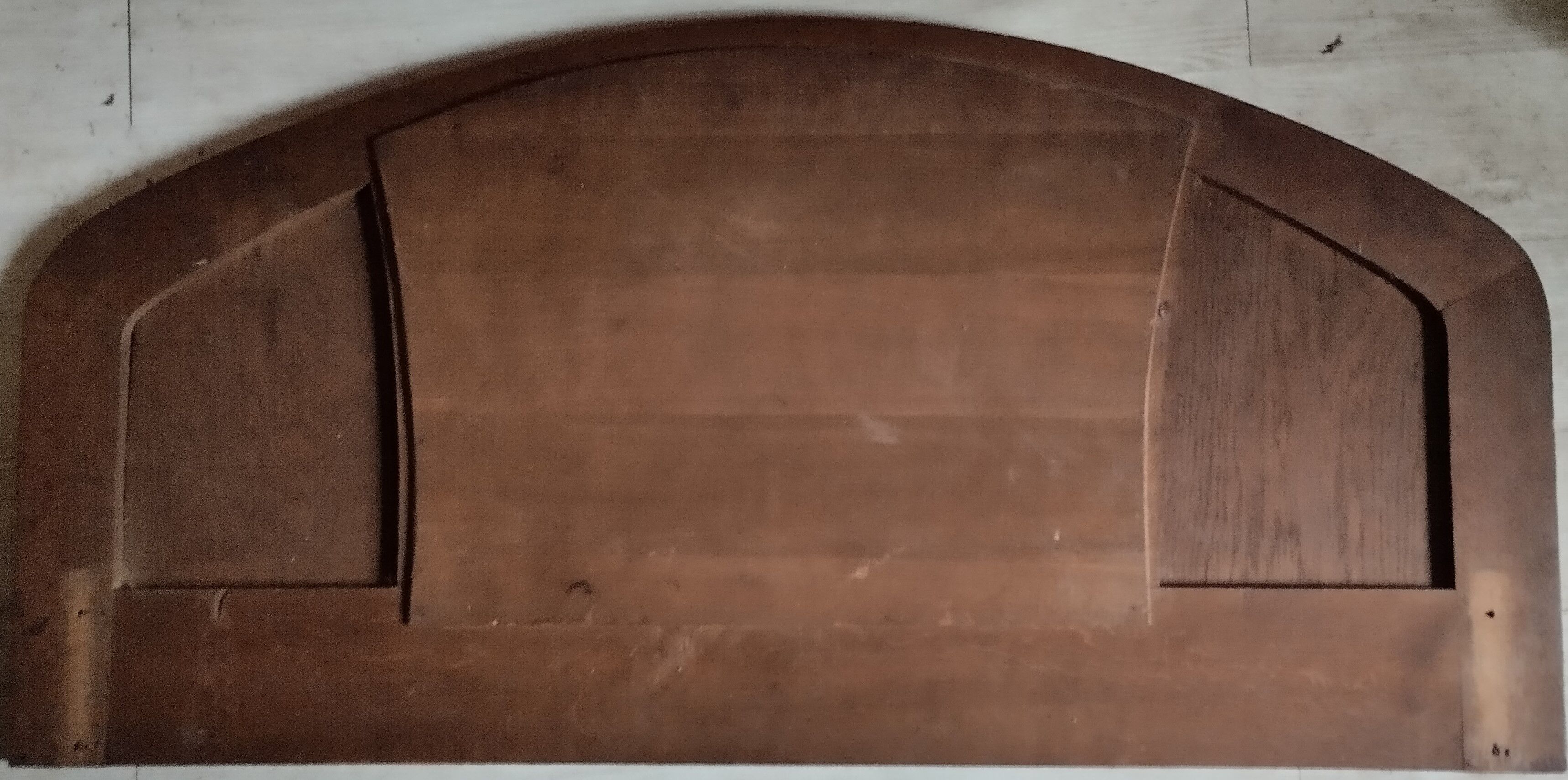 Miroir biseauté bois sculpté Art déco