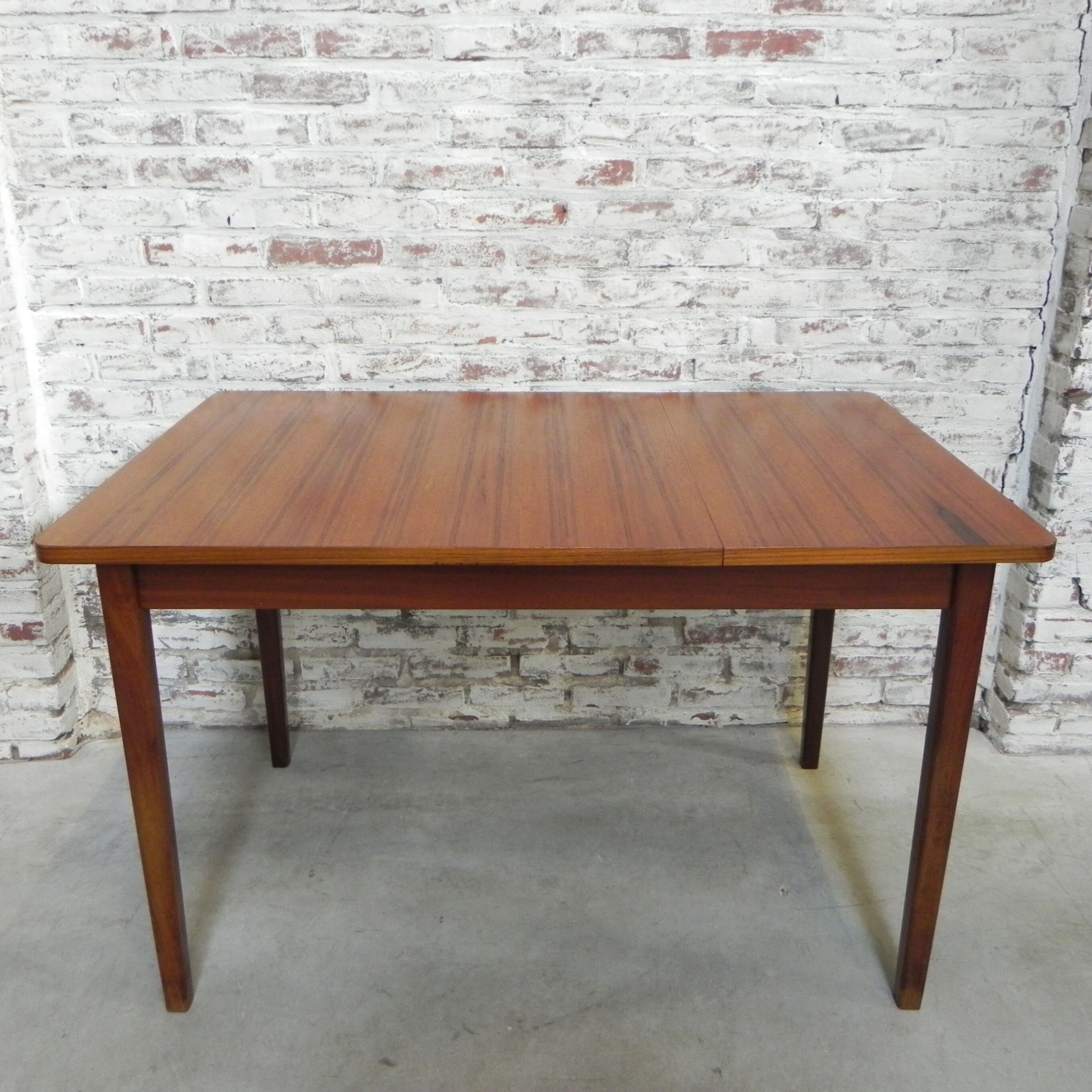 Danish vintage dining table extendable