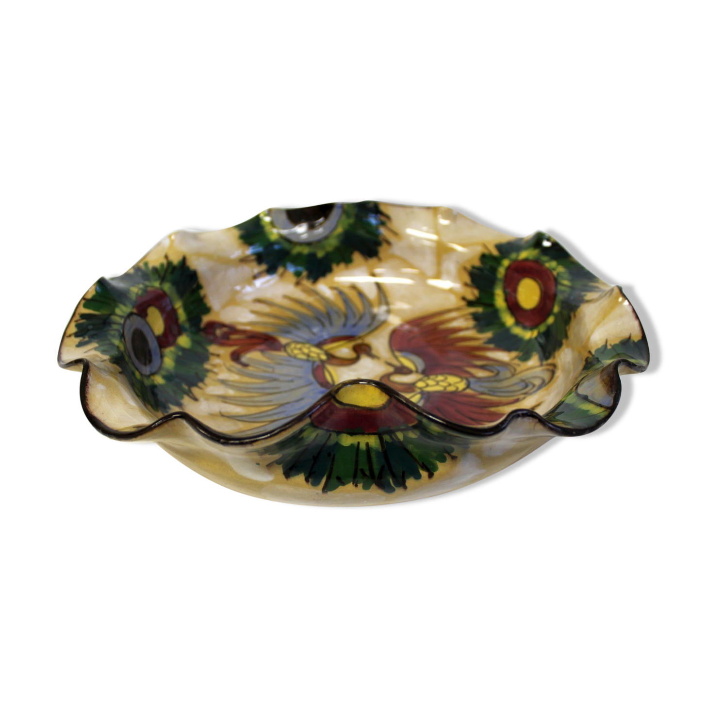 Ceramic fruit cup, Italy, 70