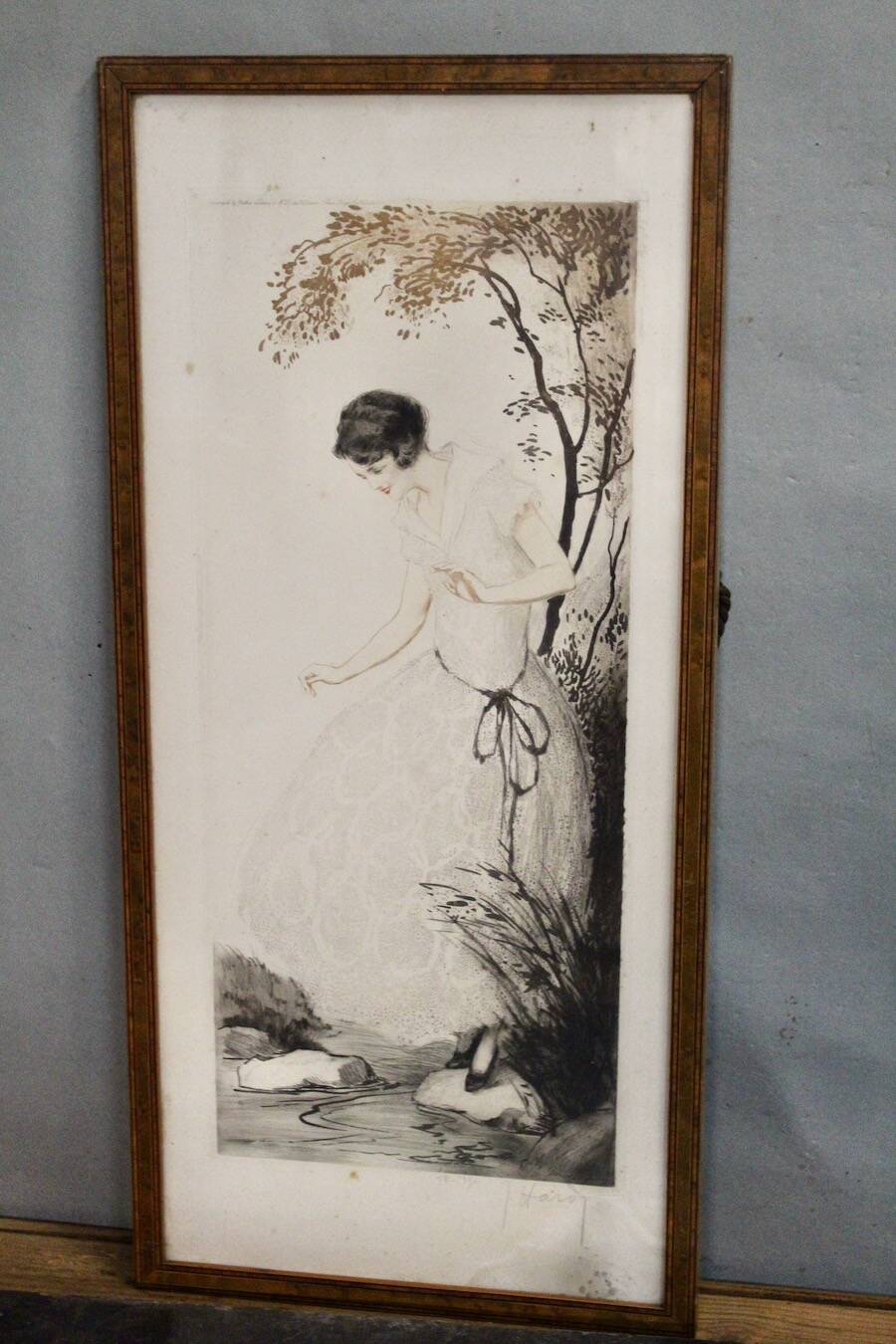 Gravure Art Déco Par Jean Hardy