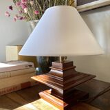 English lamp, fabric cable, cotton lampshade