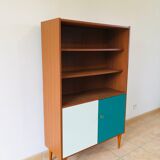 Vintage teak library 1970
