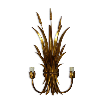 Wall light sheaf of golden wheat