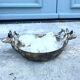 Stag Head Ice Dish Silver Plated Deer Barware