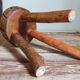 Tripod side stool solid wood Art-popular vintage