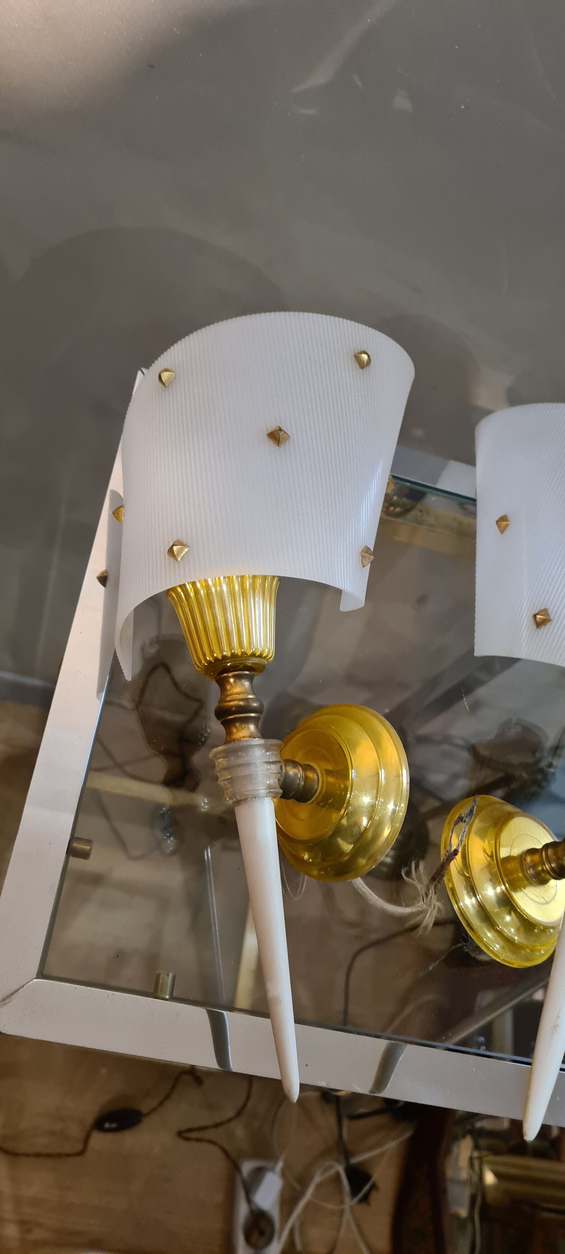 Pair of wall sconces