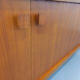 Vintage Scandinavian style teak row from the 60s