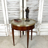 Louis XVI style mahogany hot water bottle table