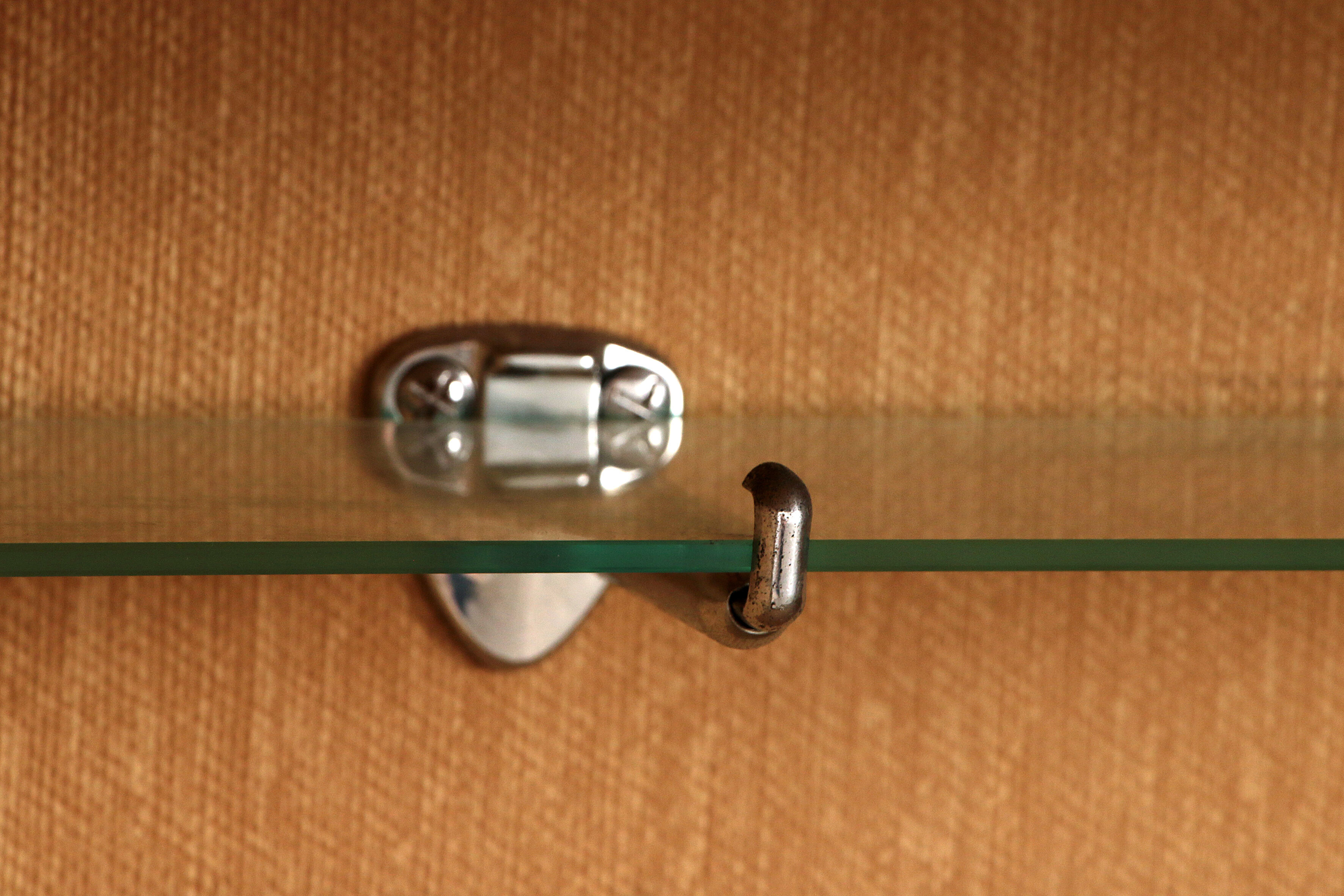 Bar ou vitrine vintage en bambou français des années 1960.