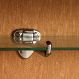 Bar ou vitrine vintage en bambou français des années 1960.