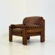 Sapporo chair by Mario Marenco for Mobil Girgi striped