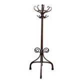 Coat rack umbrella stand curved wood