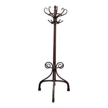 Coat rack umbrella stand curved wood