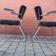 Pair of tubular chairs fana gispen 60s