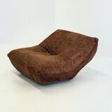 Papillon lounge chairs by Guido Maria Rosati for Giovannetti in rust brown