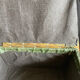 Pouf leather chest patchwork vert  De Sède