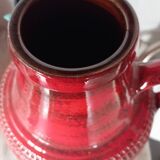 Red Ilk Keramik Vase by J. L Knodgwn