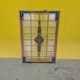 Dutch art deco stained glass window