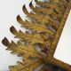 Old rectangular oak leaf mirror in gilded metal Spain 60 70