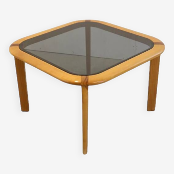 Table basse avec verre fumé 'Hilgen'