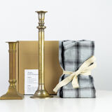 2 candle holders and 2 tea towels — All fire all flame #70