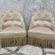 Pair of vintage toad chairs