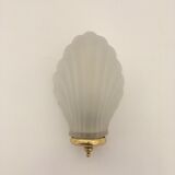 Vintage shell wall lamp 70s